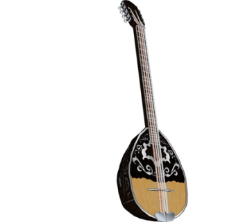 新中式班卓琴su模型