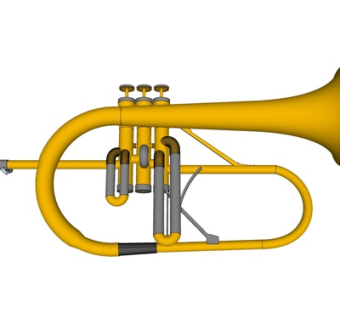 欧式小号su模型