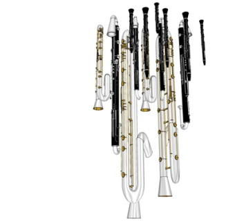 欧式大管su模型