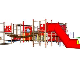 现代儿童娱乐设备su模型