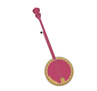 新中式班卓琴su模型