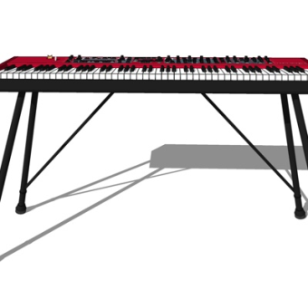 现代电子琴su模型