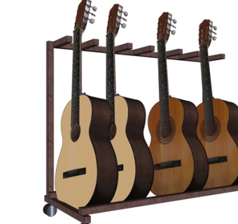 欧式古典吉他su模型