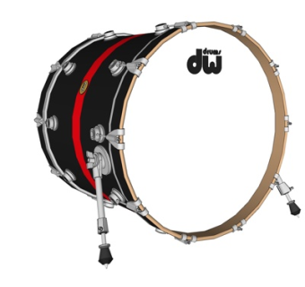 现代架子鼓su模型