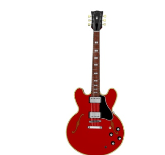 现代电子吉他su模型