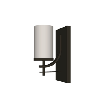 现代金属壁灯su模型