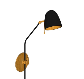 现代金属壁灯su模型