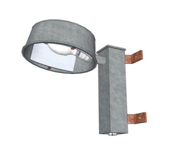 工业风金属壁灯su模型