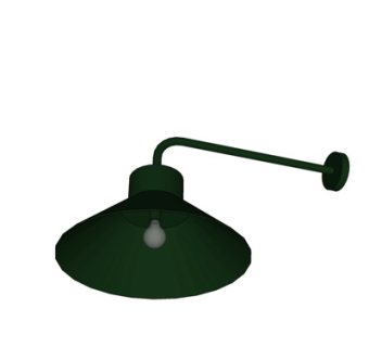 工业风金属壁灯su模型