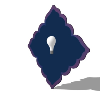 现代儿童壁灯su模型