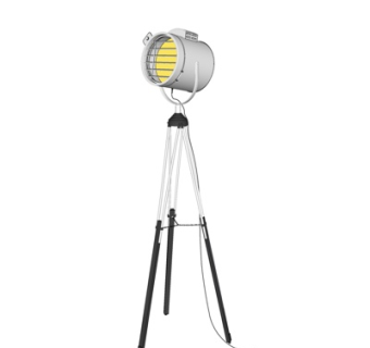 现代金属投影射灯su模型