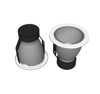 现代金属筒灯su模型