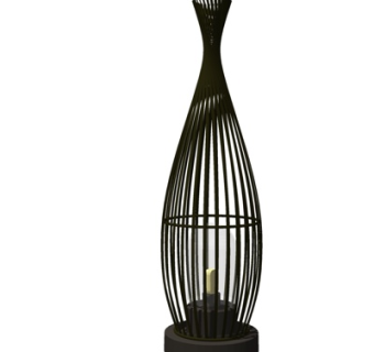 现代烛台灯su模型