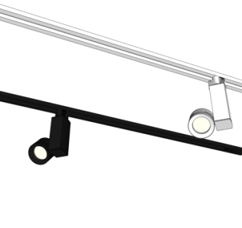 现代筒灯射灯su模型