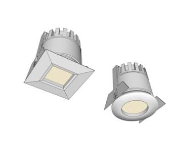 现代方形筒灯su模型