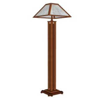 中式实木户外灯su模型