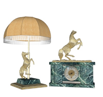 中式金属户外灯su模型