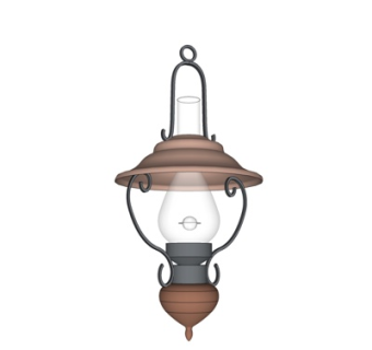 欧式烛台灯su模型