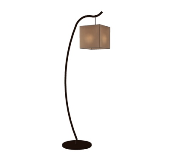 中式金属落地灯su模型