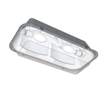 工业风投影射灯su模型