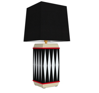 现代金属台灯su模型