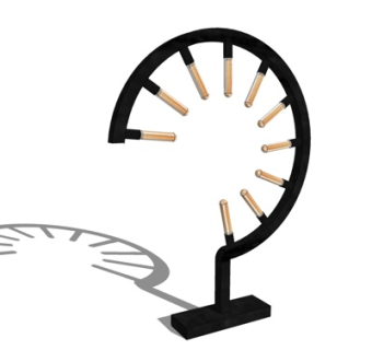 现代金属创意台灯su模型