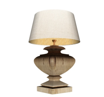 欧式金属台灯su模型