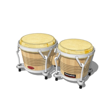 现代实木鼓su模型