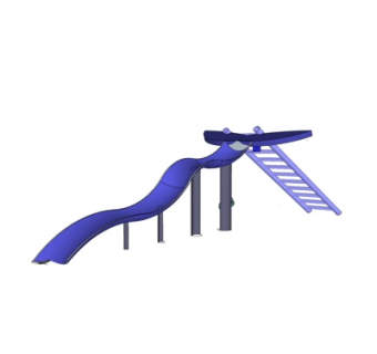 现代儿童游乐设备su模型