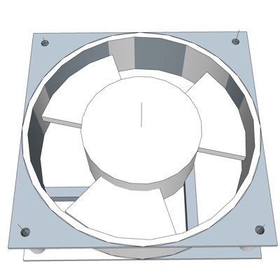 现代排气扇su模型