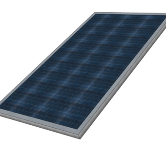 现代太阳能板su模型