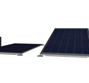 现代太阳能板su模型