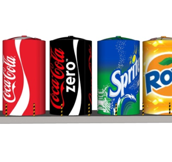 现代水箱su模型