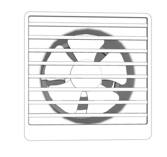 现代排气扇su模型