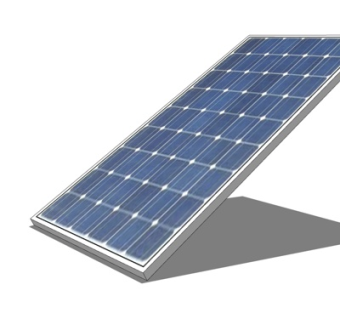 现代太阳能板su模型