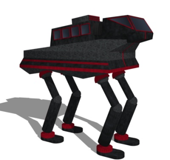 后现代机械兵器su模型