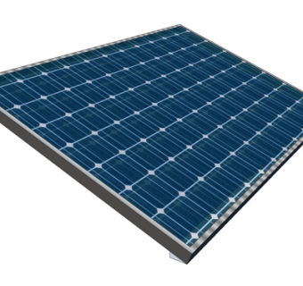 现代太阳能板su模型