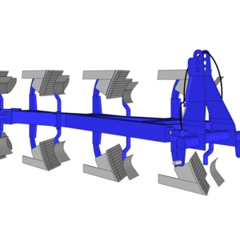 现代工业设备su模型