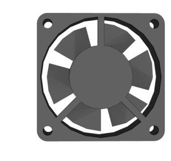 现代排气扇su模型