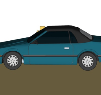 现代汽车su模型