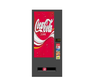 现代自动售卖机su模型