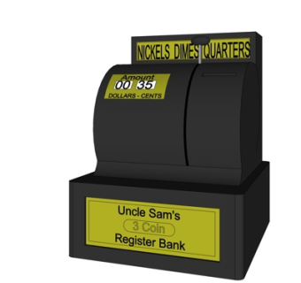 现代超市收银机su模型