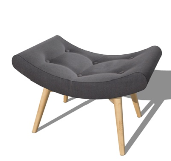 北欧布艺凳子su模型