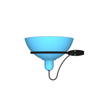 现代金属壁灯su模型