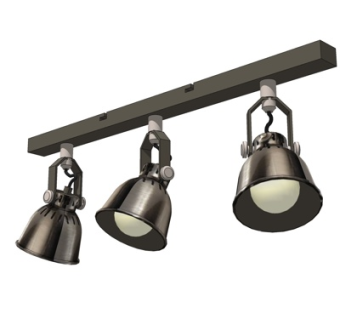 现代金属射灯su模型