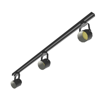 现代金属射灯su模型