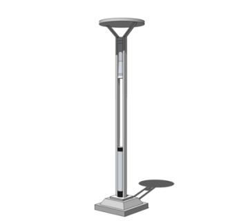 现代金属路灯su模型