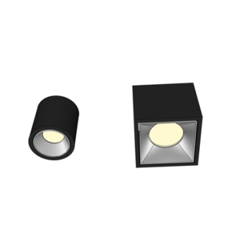 现代筒灯su模型