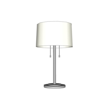 现代金属台灯su模型