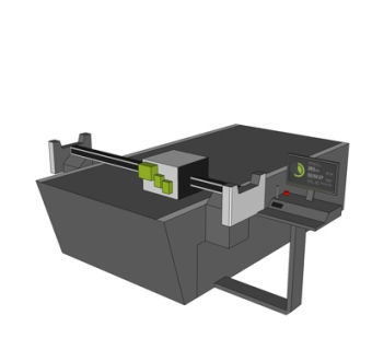 工业风车床su模型